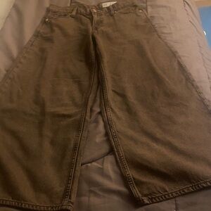 GAP Chocolate Wide-Leg Pants size 25